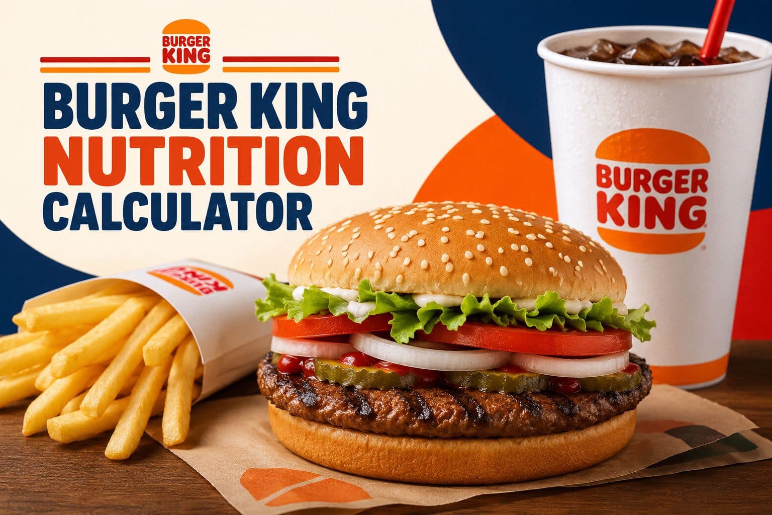 Burger King Nutrition Calculator — build your order and see calories and macros