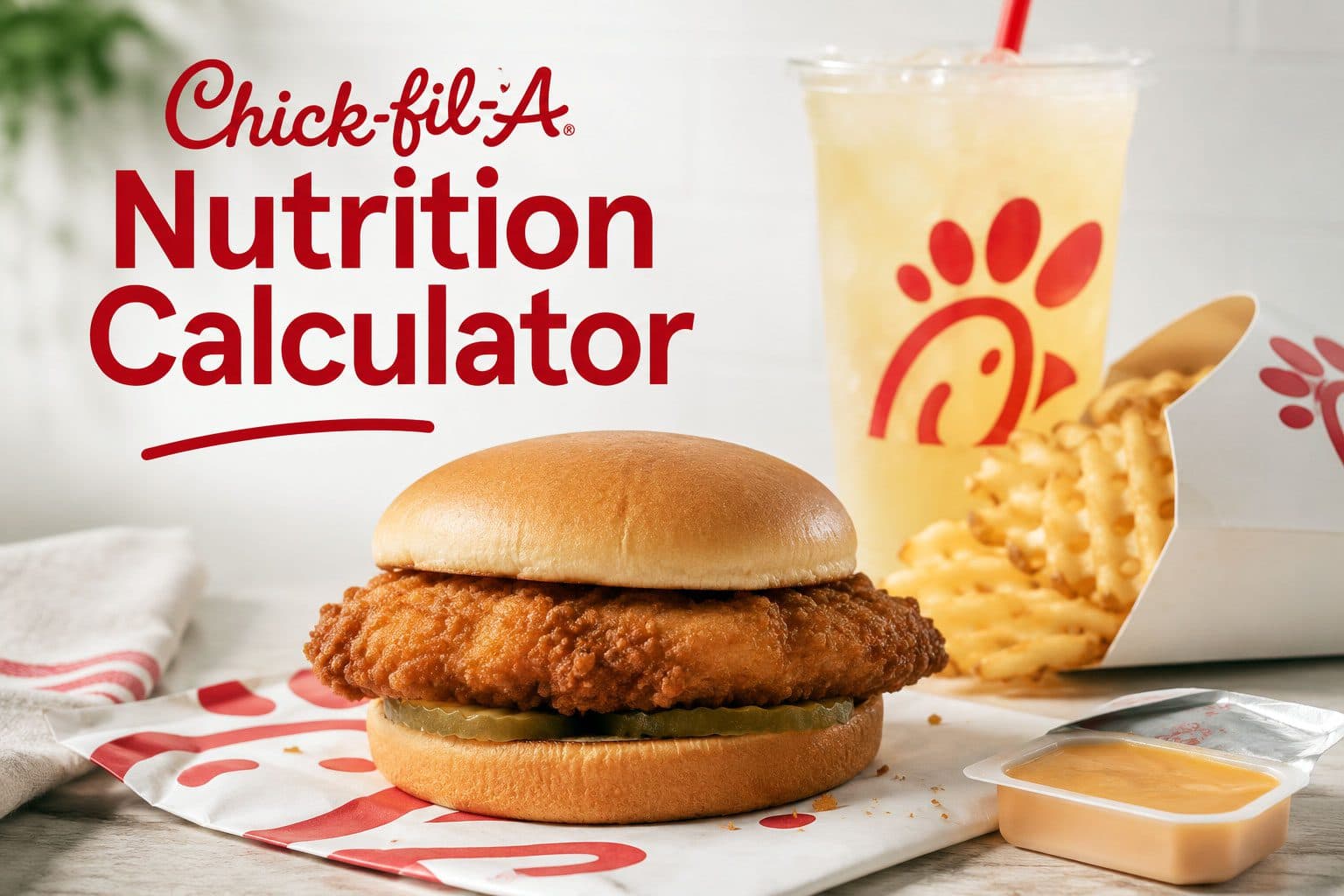 Chick-fil-A Nutrition Calculator — build your order and see calories and macros