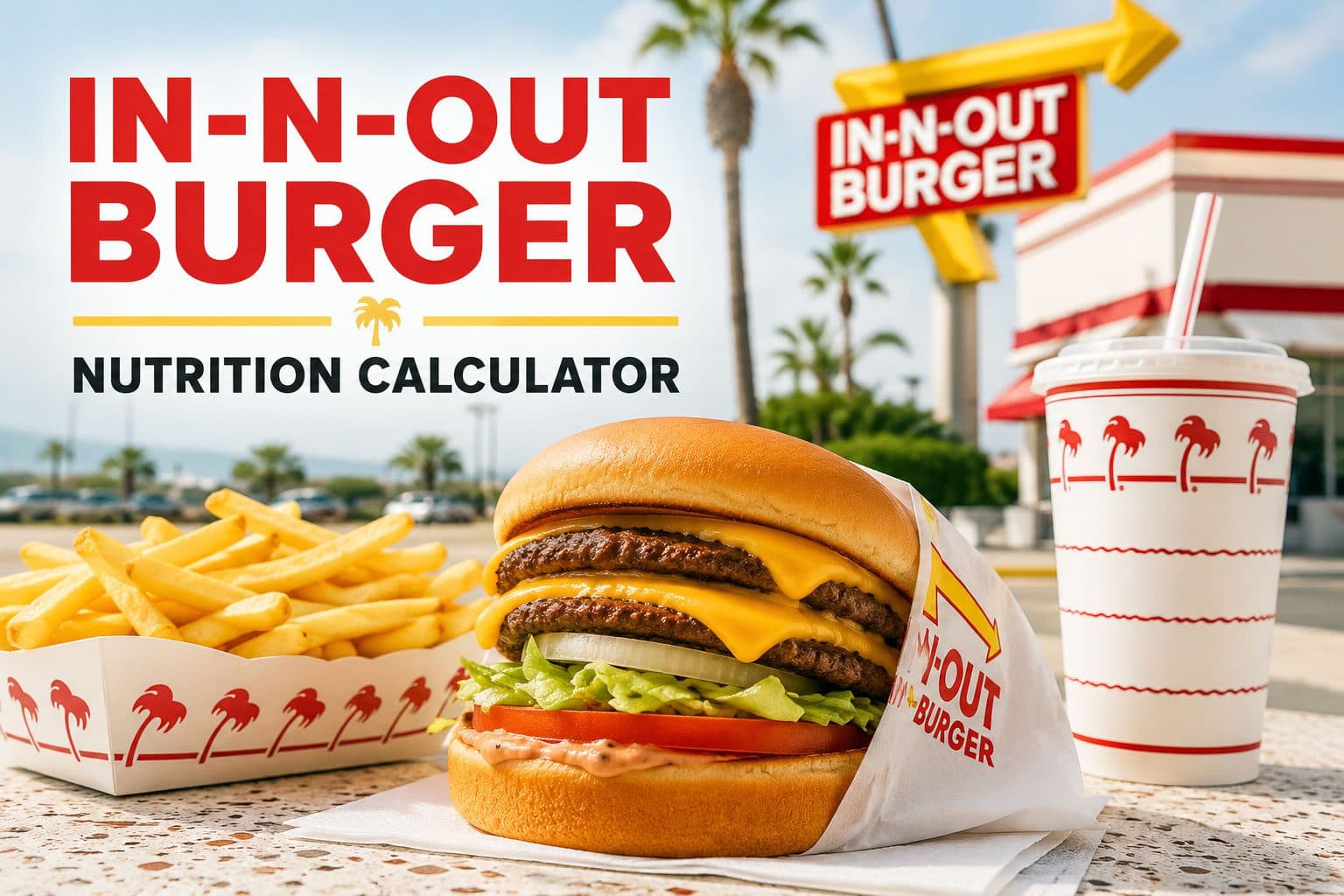 In-N-Out Burger Nutrition Calculator — build your order and see calories and macros